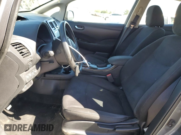 2015 Nissan LEAF SV with VIN 1N4AZ0CP6FC330144, listed as a Copart auction lot 61944543 with 66,493 mi miles. Bid and sale history available at carsss.com. Image 7.