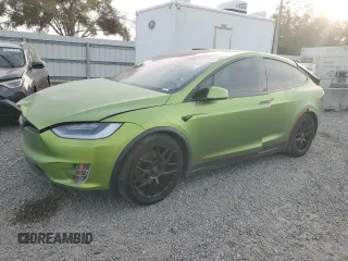 2021 Tesla Model X Long Range Plus with VIN 5YJXCAE24MF320452, listed as a Copart auction lot 85423754 with Not Provided miles and Salvage Title. Bid and sale history available at carsss.com. Image 1.