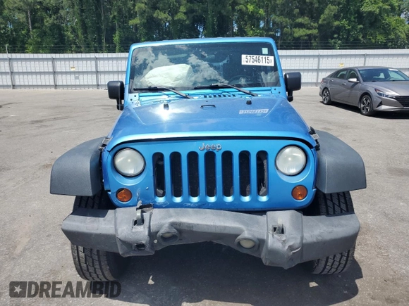 2010 Jeep Wrangler Sport с VIN 1J4AA2D12AL169186, выставлен на аукционе Copart как лот 57546115 с пробегом 277 897 миль миль и Списание • Salvage title. История ставок и продаж доступна на DreamBid. Изображение 5.