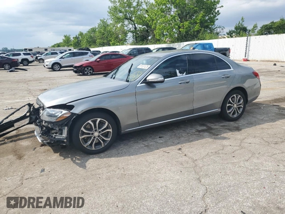2015 Mercedes-Benz C 300 Luxury with VIN 55SWF4KB8FU089940, listed as a Copart auction lot 57107475 with 119,025 mi miles and Salvage title. Bid and sale history available at DreamBid. Image 1.