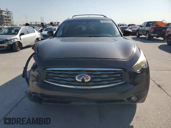 2010 Infiniti FX with VIN JN8AS1MW9AM856785, listed as a Copart auction lot 63583555 with 241,400 mi miles and Salvage title. Bid and sale history available at DreamBid. Image 5.