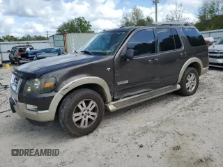 2007 Ford Explorer Eddie Bauer with VIN 1FMEU64877UB72893, listed as a Copart auction lot 49466955 with Not provided miles and Salvage title. Bid and sale history available at DreamBid. Image 1.