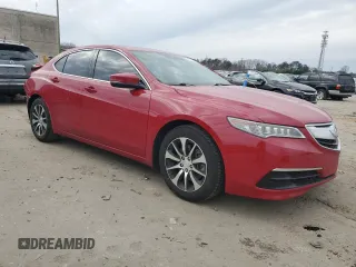 2017 Acura TLX w/Technology Pkg with VIN 19UUB1F56HA000760, listed as a Copart auction lot 46401405 with 62,763 mi miles and Salvage Title. Bid and sale history available at carsss.com. Image 4.