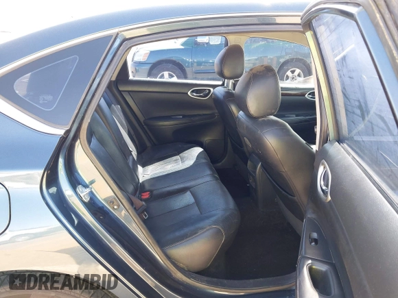 2015 Nissan Sentra S with VIN 3N1AB7AP8FY324463, listed as a IAAI auction lot 41738235 with 159,024 mi miles. Bid and sale history available at carsss.com. Image 8.
