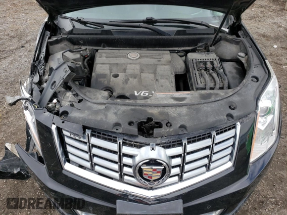 2016 Cadillac SRX Premium Collection with VIN 3GYFNGE3XGS555655, listed as a Copart auction lot 47911355 with 154,768 mi miles and Salvage title. Bid and sale history available at DreamBid. Image 12.