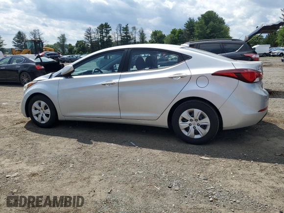 2016 Hyundai Elantra SE with VIN 5NPDH4AE2GH770371, listed as a Copart auction lot 61814115 with 88,238 mi miles and Salvage title. Bid and sale history available at DreamBid. Image 2.
