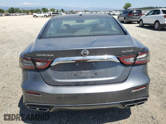 2019 Nissan Maxima SV with VIN 1N4AA6AV4KC369112, listed as a Copart auction lot 60887225 with 42,673 mi miles and Salvage title. Bid and sale history available at DreamBid. Image 6.