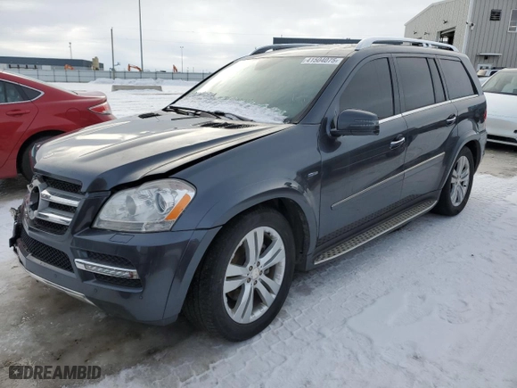 2012 Mercedes-Benz GL-Class GL 350 BlueTEC with VIN 4JGBF2FE8CA772021, listed as a Copart auction lot 41504075 with 0 mi miles and Salvage Title. Bid and sale history available at carsss.com. Image 1.