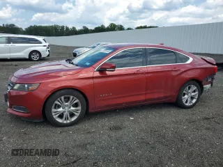 2015 Chevrolet Impala LT with VIN 2G1125S37F9119304, listed as a Copart auction lot 63026195 with 163,394 mi miles and Salvage title. Bid and sale history available at DreamBid. Image 1.