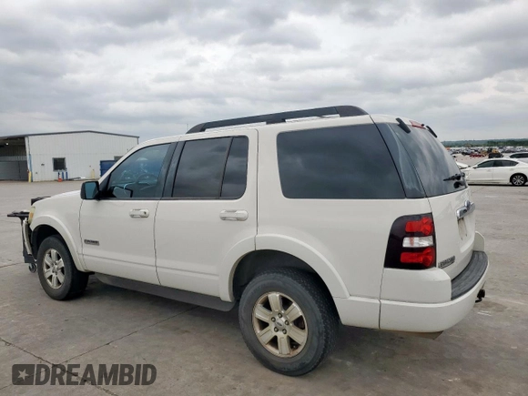2008 Ford Explorer XLT with VIN 1FMEU63E08UA33875, listed as a Copart auction lot 54851655 with 166,968 mi miles and Salvage title. Bid and sale history available at DreamBid. Image 2.