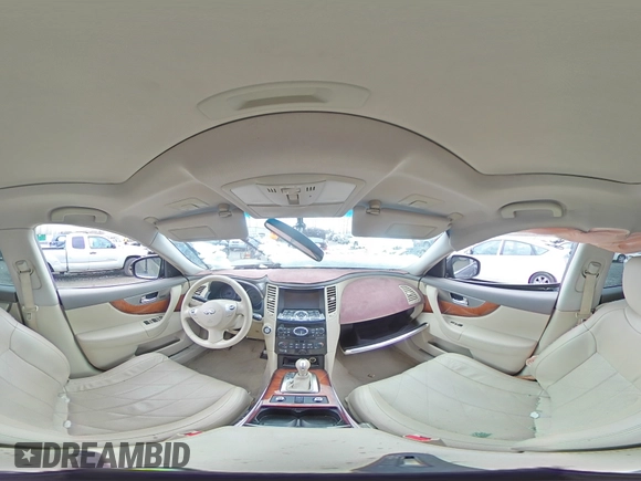 2015 Infiniti QX70 z VIN JN8CS1MW3FM480682, wystawiony jako Copart lot #44466285 z przebiegiem Nie podano mil oraz Szkoda całkowita • Salvage title. Historia ofert i sprzedaży dostępna na DreamBid. Obrazek 14.