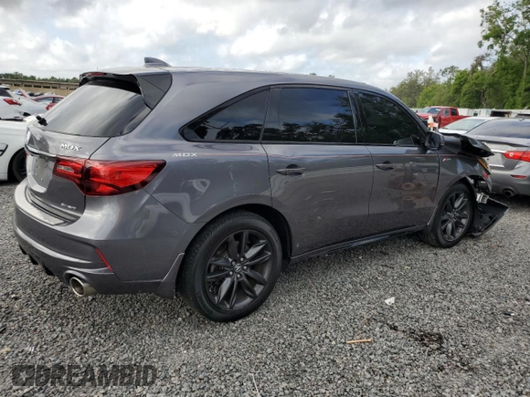 2020 Acura MDX w/Technology/A-Spec Pkg with VIN 5J8YD4H06LL024181, listed as a Copart auction lot 51617235 with 46,235 mi miles and Non Repairable. Bid and sale history available at carsss.com. Image 3.