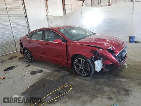 2020 Ford Fusion Titanium with VIN 3FA6P0D98LR107595, listed as a Copart auction lot 62261745 with 102,683 mi miles and Clean title. Bid and sale history available at DreamBid. Image 4.