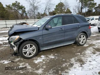 2012 Mercedes-Benz M 350 with VIN 4JGDA2EB3CA089979, listed as a Copart auction lot 42093915 with 127,918 mi miles and Salvage Title. Bid and sale history available at DreamBid. Image 1.