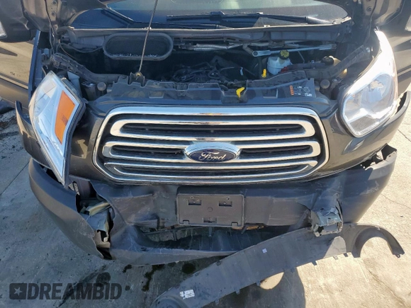 2019 Ford Transit Passenger XL with VIN 1FMZK1YG3KKA52783, listed as a Copart auction lot 47139475 with Not Provided miles and Salvage Title. Bid and sale history available at DreamBid. Image 12.