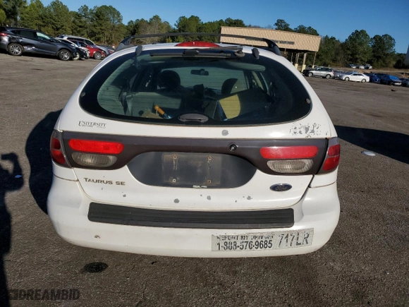 2002 Ford Taurus SE Standard with VIN 1FAFP58U52A144446, listed as a Copart auction lot 42825114 with 182,653 mi miles and Salvage Title. Bid and sale history available at carsss.com. Image 6.