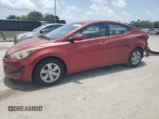 2016 Hyundai Elantra SE z VIN 5NPDH4AE4GH770906, wystawiony jako Copart lot #59287215 z przebiegiem Nie podano mil oraz Szkoda całkowita • Salvage title. Historia ofert i sprzedaży dostępna na DreamBid. Obrazek 1.