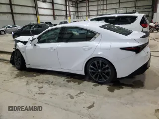 2021 Lexus IS 350 F Sport with VIN JTHGZ1E25M5019560, listed as a Copart auction lot 51089665 with Not Provided miles and Salvage Title. Bid and sale history available at DreamBid. Image 2.