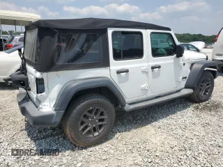 2018 Jeep Wrangler Unlimited Sport S z VIN 1C4HJXDG8JW165597, wystawiony jako Copart lot #59629255 z przebiegiem 73 305 mil mil oraz Szkoda całkowita • Salvage title. Historia ofert i sprzedaży dostępna na DreamBid. Obrazek 3.