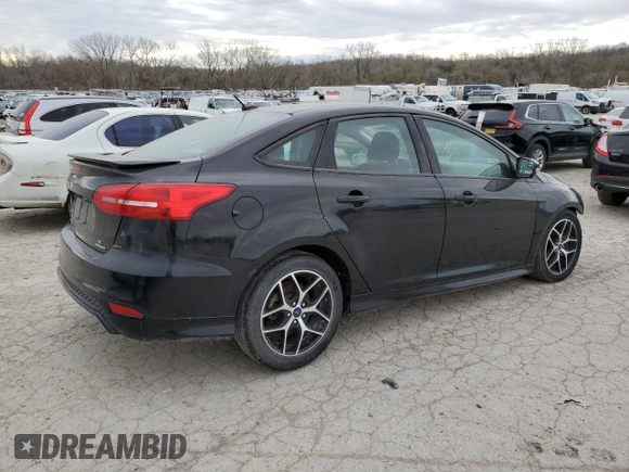 2016 Ford Focus SE with VIN 1FADP3F28GL301413, listed as a Copart auction lot 48199465 with 48,444 mi miles and Salvage Title. Bid and sale history available at carsss.com. Image 3.