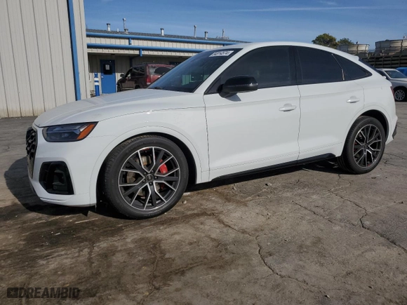 2023 Audi SQ5 Sportback Premium Plus with VIN WA124AFY3P2032515, listed as a Copart auction lot 84814574 with 17,901 mi miles and Salvage Title. Bid and sale history available at carsss.com. Image 1.
