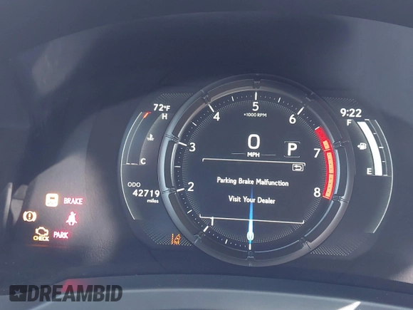 2021 Lexus IS 350 F Sport with VIN JTHGZ1B26M5037621, listed as a IAAI auction lot 42271422 with 42,719 mi miles and . Bid and sale history available at DreamBid. Image 7.