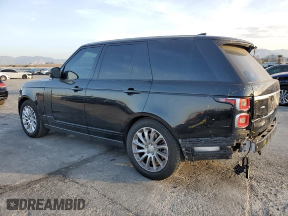 2018 Land Rover Range Rover HSE с VIN SALGS2SV3JA505192, выставлен на аукционе Copart как лот 42249675 с пробегом 99 777 миль миль и Списание • Salvage title. История ставок и продаж доступна на DreamBid. Изображение 2.