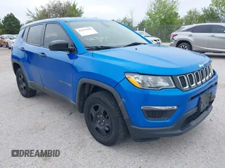 2017 Jeep Compass Sport with VIN 3C4NJDAB5HT645963, listed as a IAAI auction lot 42295456 with 87,151 mi miles and . Bid and sale history available at DreamBid. Image 1.
