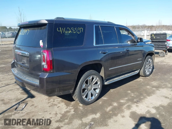 2016 GMC Yukon Denali with VIN 1GKS2CKJ0GR252965, listed as a IAAI auction lot 41628897 with 109,828 mi miles. Bid and sale history available at carsss.com. Image 4.
