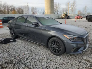 2018 Genesis G80 Sport with VIN KMHGN4JB4JU265534, listed as a Copart auction lot 80457684 with Not Provided miles and Clean Title. Bid and sale history available at DreamBid. Image 4.