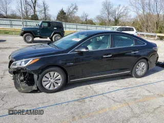 2016 Hyundai Sonata Hybrid SE with VIN KMHE24L10GA038842, listed as a Copart auction lot 48898305 with 85,432 mi miles and Salvage Title. Bid and sale history available at carsss.com. Image 1.