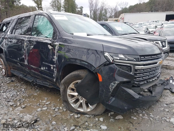2023 Chevrolet Suburban Premier with VIN 1GNSCFKD1PR364024, listed as a IAAI auction lot 41222865 with 61,355 mi miles. Bid and sale history available at carsss.com. Image 16.