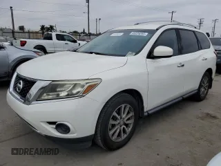 2014 Nissan Pathfinder Platinum with VIN 5N1AR2MN4EC632657, listed as a Copart auction lot 65225255 with 154,782 mi miles and Salvage title. Bid and sale history available at DreamBid. Image 1.