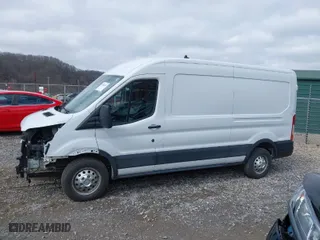 2021 Ford Transit Cargo Van with VIN 1FTBR2C81MKA02605, listed as a IAAI auction lot 41804703 with 94,481 mi miles. Bid and sale history available at carsss.com. Image 14.