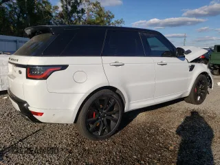 2022 Land Rover Range Rover Sport HST with VIN SALWS2RU3NA206185, listed as a Copart auction lot 83051924 with 41,278 mi miles and Salvage Title. Bid and sale history available at carsss.com. Image 3.