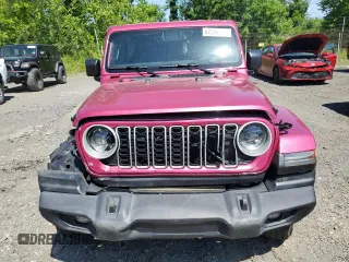 2024 Jeep Wrangler Sahara with VIN 1C4PJXEG8RW336631, listed as a Copart auction lot 62526235 with Not provided miles and Salvage title. Bid and sale history available at DreamBid. Image 5.