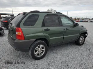 2005 Kia Sportage LX with VIN KNDJF723657074234, listed as a Copart auction lot 86792794 with 97,548 mi miles and Salvage Title. Bid and sale history available at carsss.com. Image 3.