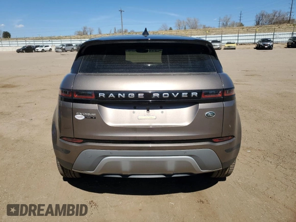 2020 Land Rover Range Rover Evoque S with VIN SALZJ2FX8LH022850, listed as a Copart auction lot 50439675 with 55,283 mi miles and Salvage Title. Bid and sale history available at DreamBid. Image 6.