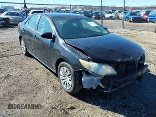 2013 Toyota Camry L with VIN 4T4BF1FK1DR313631, listed as a IAAI auction lot 41738773 with 243,341 mi miles. Bid and sale history available at carsss.com. Image 1.