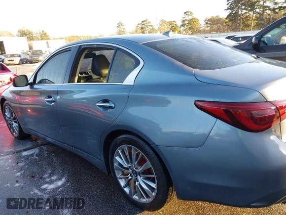 2018 Infiniti Q50 Sport z VIN JN1EV7AP1JM359110, wystawiony jako IAAI lot #41261129 z przebiegiem 164 675 mil mil oraz . Historia ofert i sprzedaży dostępna na DreamBid. Obrazek 6.