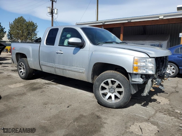 2012 Chevrolet Silverado 1500 LT with VIN 1GCRKSE77CZ257613, listed as a Copart auction lot 48324385 with 133,335 mi miles and Salvage Title. Bid and sale history available at carsss.com. Image 4.