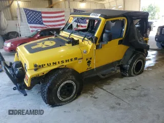 2003 Jeep Wrangler X with VIN 1J4FA39S73P377296, listed as a Copart auction lot 79120614 with 0 mi miles and Non Repairable. Bid and sale history available at carsss.com. Image 1.