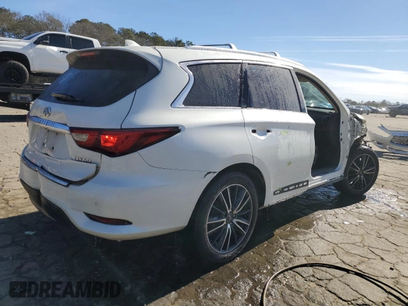 2016 Infiniti QX60 with VIN 5N1AL0MM9GC511705, listed as a Copart auction lot 87433274 with 129,269 mi miles and Salvage Title. Bid and sale history available at DreamBid. Image 3.