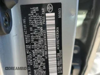2006 Toyota Camry STD with VIN 4T1BE30K96U690437, listed as a Copart auction lot 46552095 with 233,757 mi miles and Salvage Title. Bid and sale history available at DreamBid. Image 12.