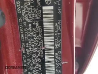 2005 Toyota Prius with VIN JTDKB20U357052027, listed as a Copart auction lot 55825715 with 248,741 mi miles and Clean Title. Bid and sale history available at DreamBid. Image 12.