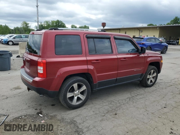 2016 Jeep Patriot Latitude with VIN 1C4NJRFB5GD671845, listed as a Copart auction lot 64596485 with 105,744 mi miles and Clean title. Bid and sale history available at DreamBid. Image 3.