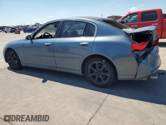2006 Infiniti G35 with VIN JNKCV51E86M512157, listed as a Copart auction lot 70237094 with 162,704 mi miles and Salvage Title. Bid and sale history available at DreamBid. Image 2.