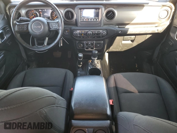 2018 Jeep Wrangler Unlimited Sport S with VIN 1C4HJXDG7JW298738, listed as a Copart auction lot 49312355 with 69,983 mi miles and Salvage title. Bid and sale history available at DreamBid. Image 8.