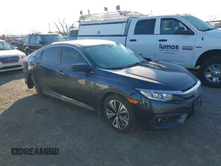 2017 Honda Civic Sedan EX-L with VIN 19XFC1F75HE022400, listed as a IAAI auction lot 41677489 with 157,237 mi miles. Bid and sale history available at carsss.com. Image 1.