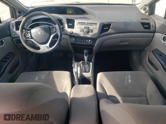 2012 Honda Civic EX with VIN 2HGFB2F81CH601657, listed as a Copart auction lot 55477085 with 152,854 mi miles and Clean Title. Bid and sale history available at DreamBid. Image 8.